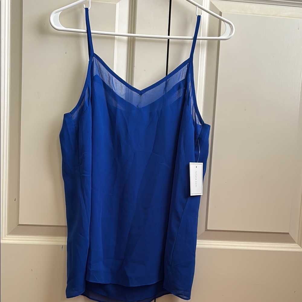 1. State Fitted Blue Camisole Top